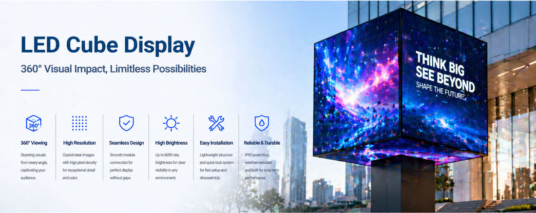 Magic cubic LED Display