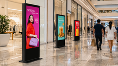 LED Poster Display | P2.5 Standalone Digital Signage | 640×1920mm | Shopping Mall | Benpad