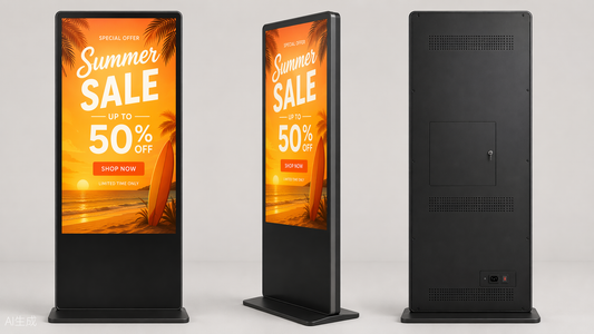 LED Poster Display | P2.5 Standalone Digital Signage | 640×1920mm | Shopping Mall | Benpad